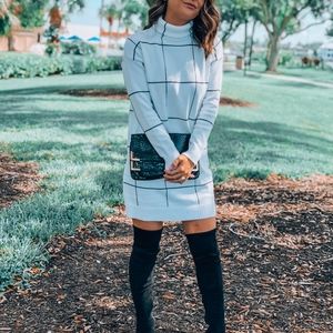 SHEIN Blogger Fav Turtleneck Dress